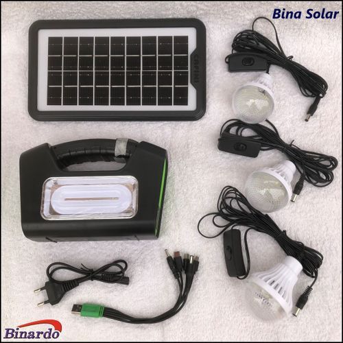 CAFINI CN-L8857XT Solar Lighting System Kit 3Bulbs