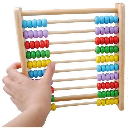 10 Steps Wooden Abacus For Kids Counting