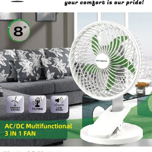 8 Inch Multifunctional Rechargeable Table Fan