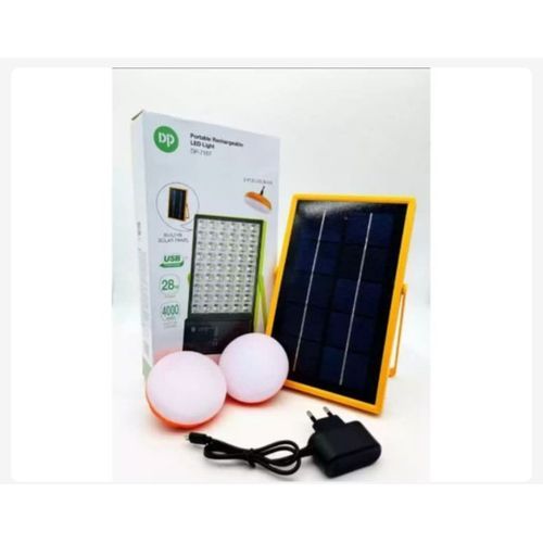 Rechargeable Built In Solar Panel Lamp WithPhone Charging