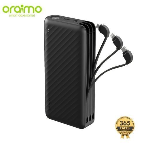 Oraimo Traveler Link 27 27000mAh Micro-USB Lightning TypeC USBA 4outputs Fast Charge