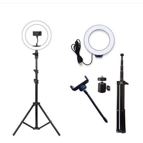 10 Inch LED Ring Light With 160cm Adjustable Tripod Stand For Live Videos