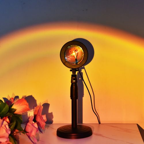 Mythco USB Powered Remote Control 20-Color Sunset Lamp/Projector