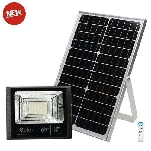 100W Solar Flood Light For Outdoor Or Indoor Lighting