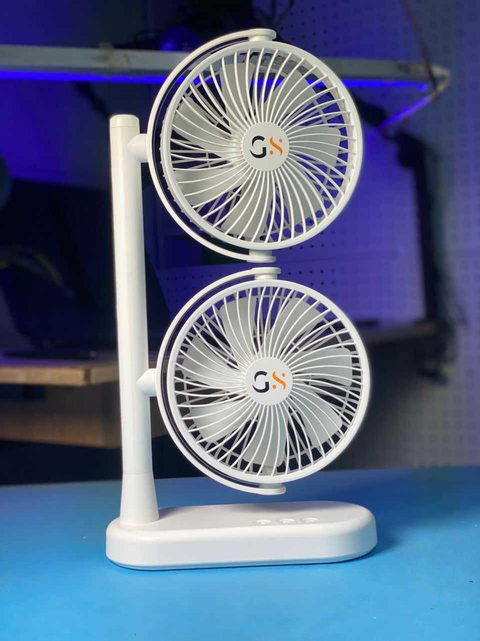 Gs 360° doulble headed fan