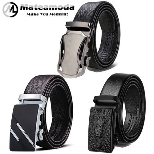 Mateamoda 3 In 1 Men Belts 3 PCS Belts Sets Automatic Buckle