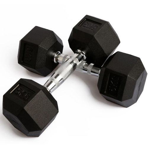 5KG 5KG(Total 10KG) Hexagon Dumbbells Hand Weights - All-Purpose,Home,Gym,Office, Exercise,Work
