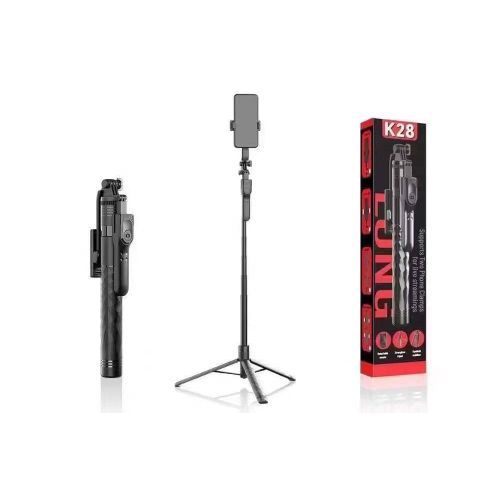 K28 Long Selfie Stick Tripod Stand With Remote Shutter