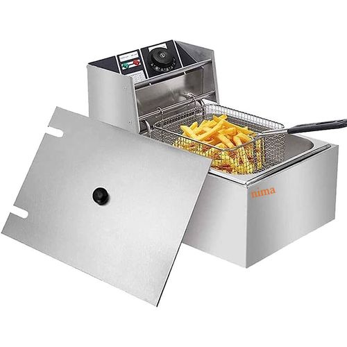 Nima 5.5L Electric Stainless Steel Deep Fryer - 2500w