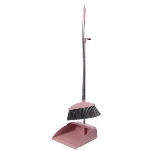 Standing Broom and folding dust pan