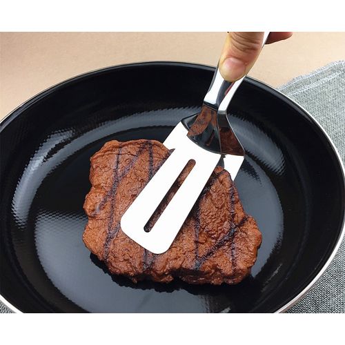 Multifunctional Steak Clip Stainless Steel Food Clip -Silver