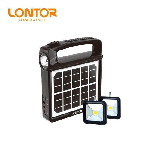 Lontor High Quality Solar Lighting Kit with Panel&Bulb CTL-SLK020