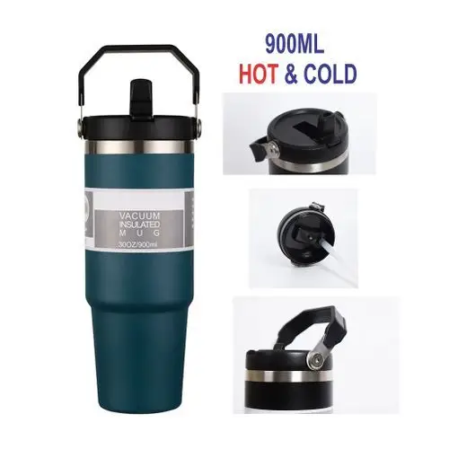 900ML Hot & Cold Stainless Steel Mug Water Bottle/Flask