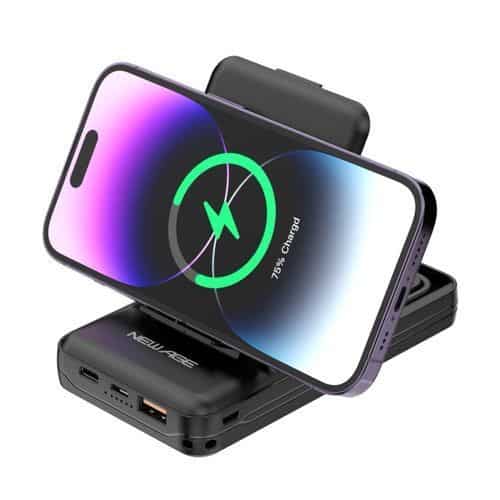 New Age Wireless Charging Power Bank 10000mAh Multi-purpose
