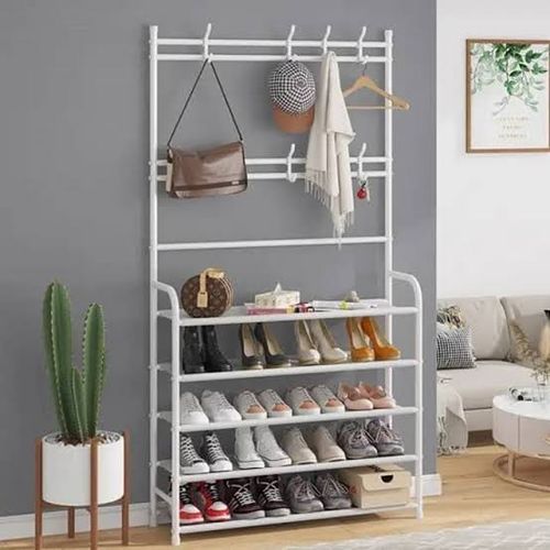 Cloth Hanger With Shoe Rack