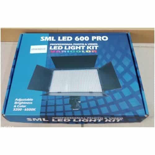 Professional Video And Photo Led 600 Light Kit With Varicolour And Tripod + 2battery And Charger
