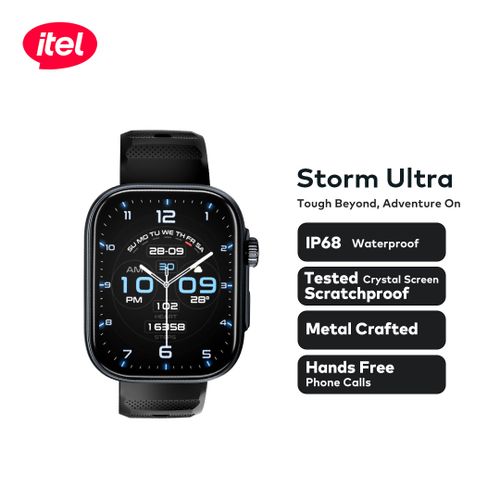 itel Storm Ultra 2.02'' HD Scratchproof IP68 O23 Smart Watch StormUltra Black