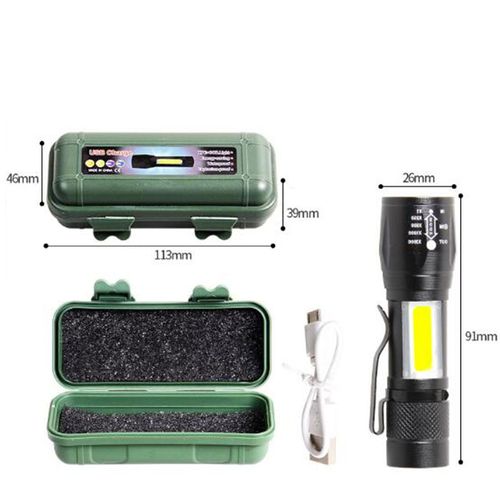 Mini USB Rechargeable LED Flashlight