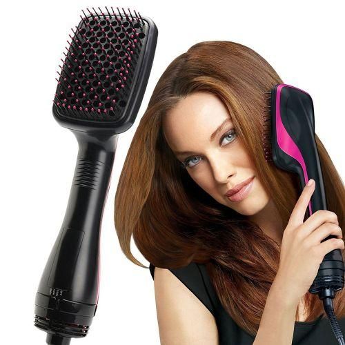 Brosse Soufflante Cheveux Hairdryer Brush 2 In 1 One Step Hair Blower Brush Electric Air Brush Travel Blow Dryer Comb