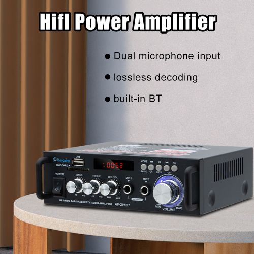 220V/12V 600W Bluetooth HiFi Audio Stereo Power Amplifier