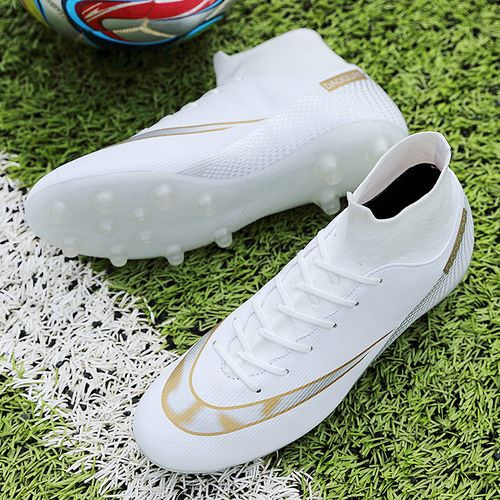 Men High Top Cleats Football Shoes Male Soccer Team Sports Boots Sneakers