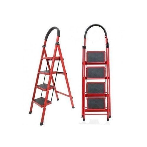 4 Steps Multipurpose Ladder For Home, Office, Store-Red