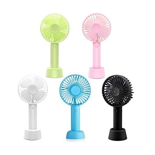 Portable Mute Handheld Desktop Electric Fan- Multi-colour