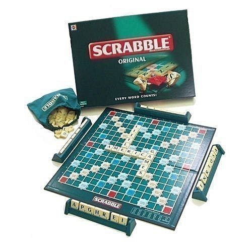 Scrabble Family Word And Spelling Game Board