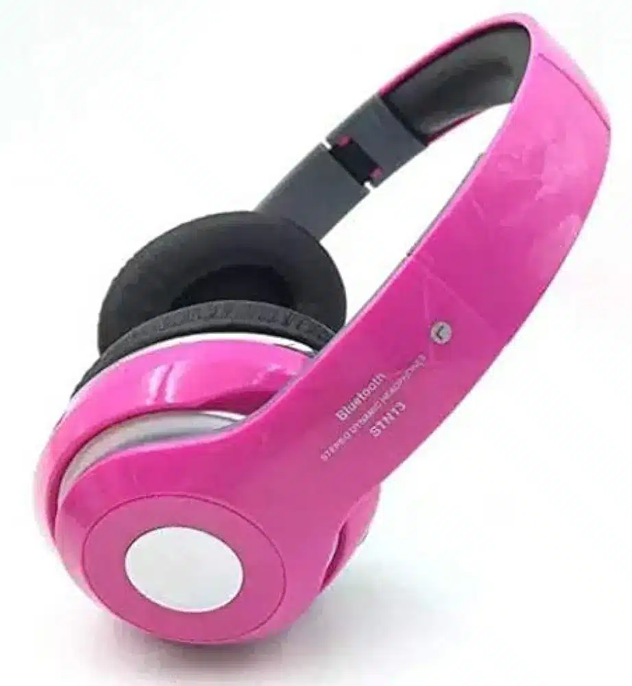 Foldable High-Fidelity Wireless Stereo Bluetooth Headset STN13 Pink