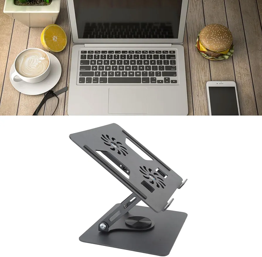 Adjustable Laptop Stand with Cooling Fan,