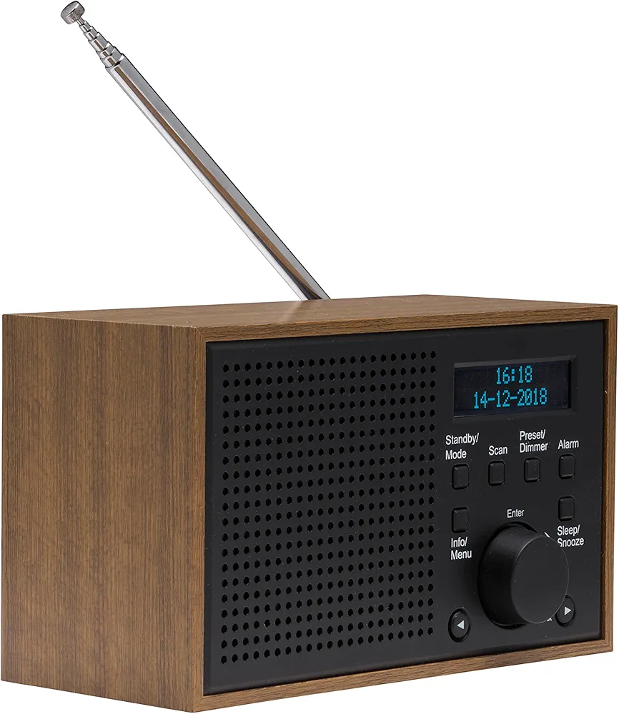 Daewoo Compact Wooden DAB/FM Radio