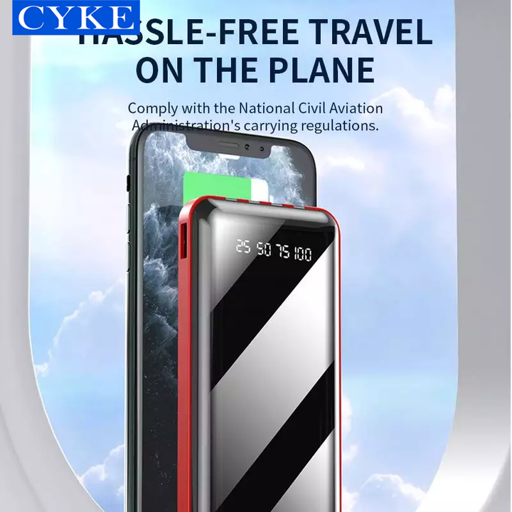 CYKE Mobile Power Bank 20000mAh OEM Powerbank Portable Charger External Battery 20000 MAH Power Banks Gifts
