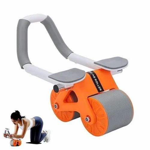 Automatic Rebound Abdominal WheelAb Roller Wheel Elbow Support With Non - Slip For Handle For Core Training, Abdominal Strength Training