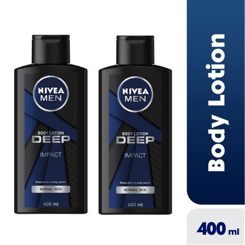 Nivea Men Deep Impact Body Lotion Pack of 2
