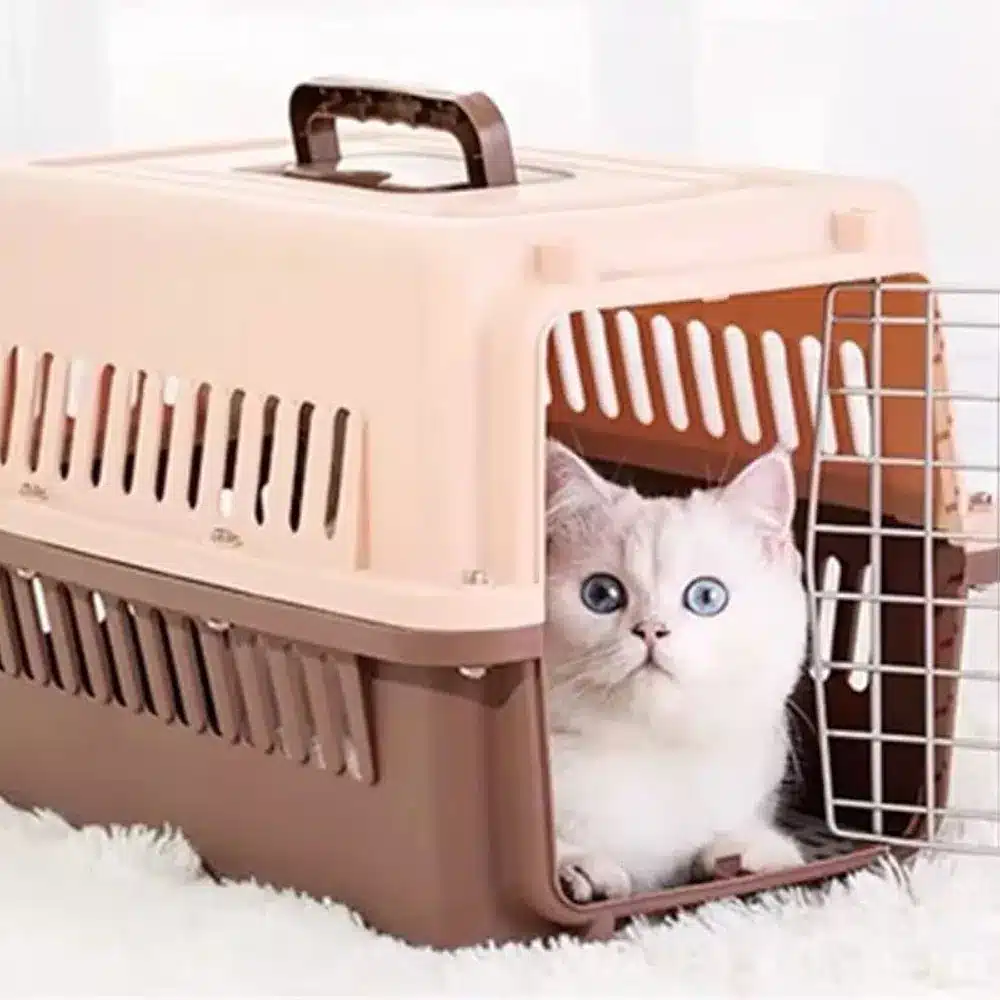 Pet Carrier - Dog Cats Aviation Box Crate - 56*37*35cm