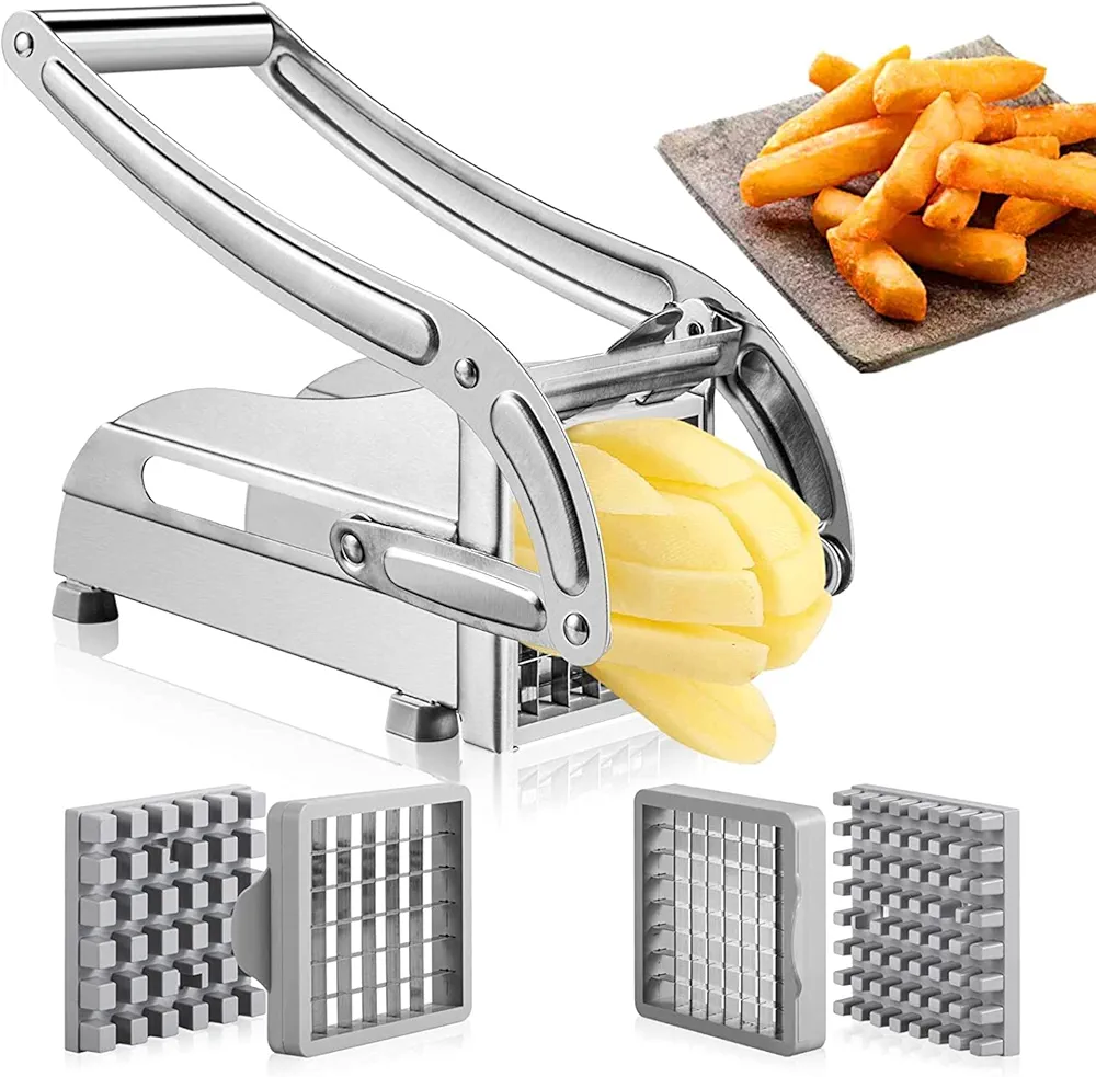 French Fry Cutter Stainless Steel Potato Slicer