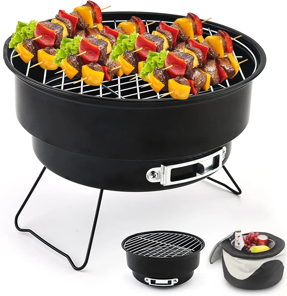 Portable BBQ Grill Small Barbecue Grill Charcoal Barbeque Grill