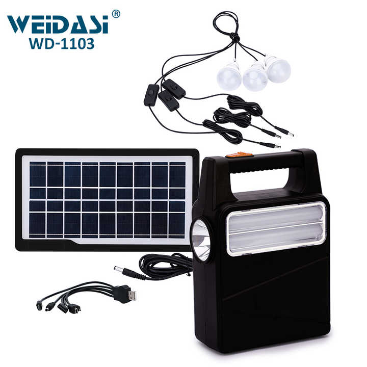 Small Portable Outdoor Solar Lighting System