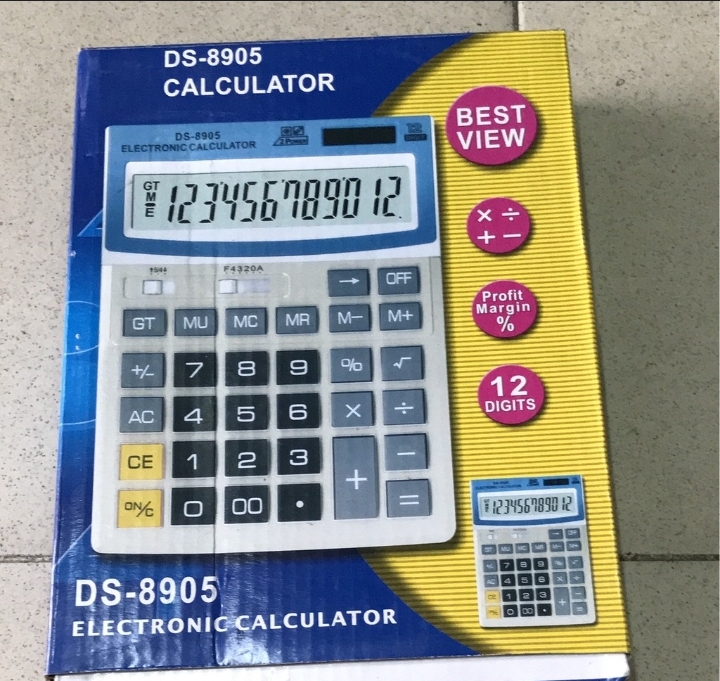 Casio DS-8905 electronic calculator. 