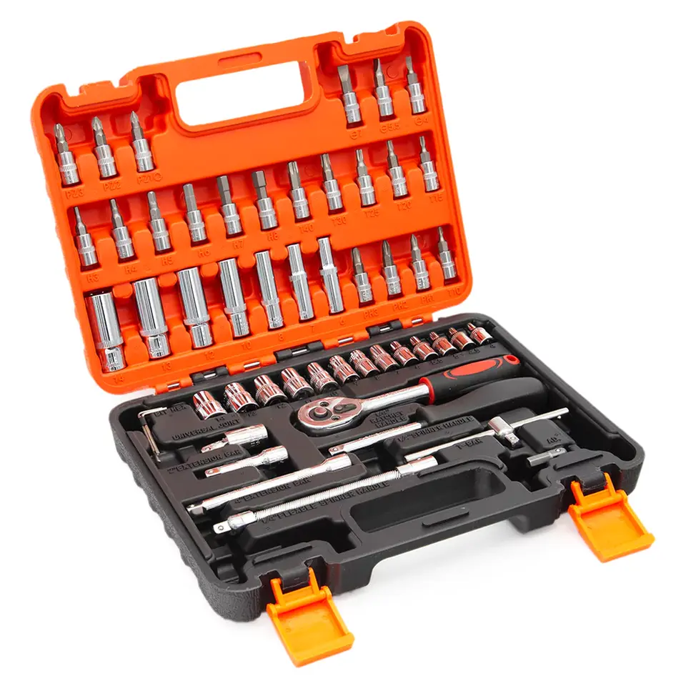 58pcs Full Wrench Tool Box
