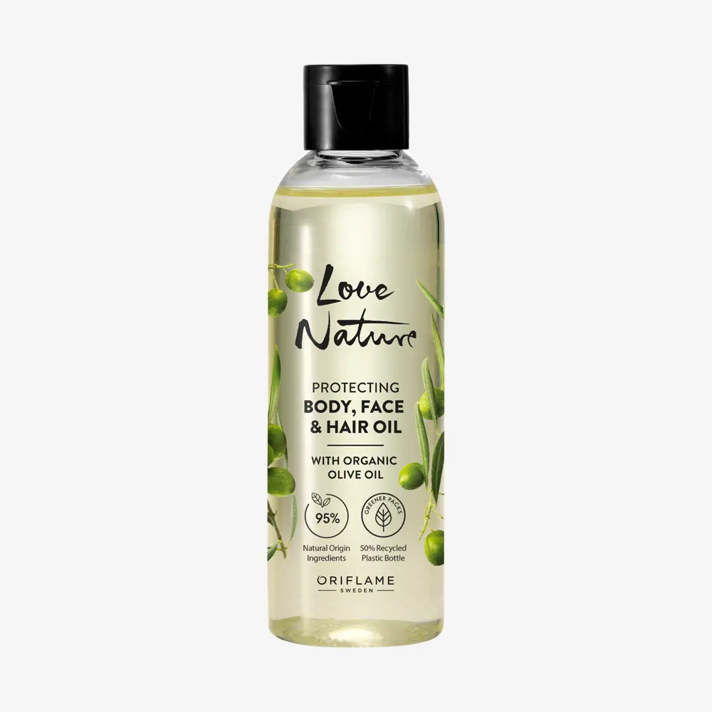 Protective oil for body, face and hair with natural olive oil Love Nature
