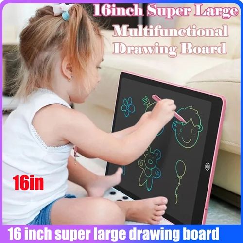 Education Toys 16-Inch LCD Electronic Tablet Erasable Writing Pads For Kids