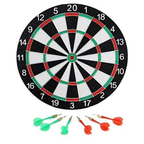 Wall Dart Board Game / Decor for Home Office Use Etc