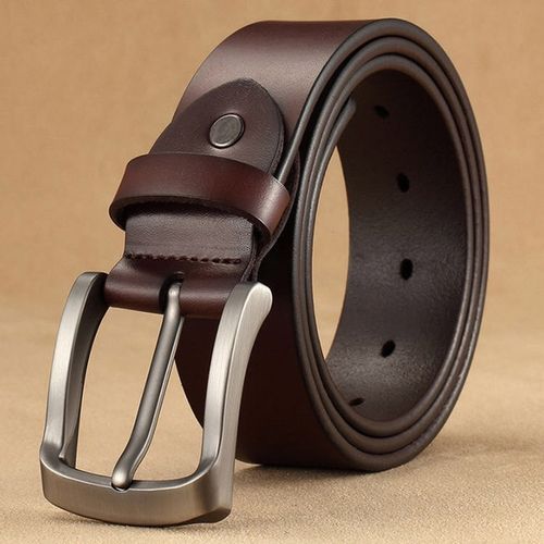 Men's Leather Belt BROWN