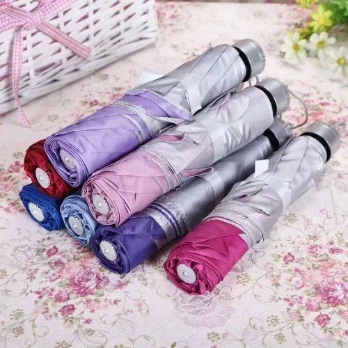 Umbrella For Sun Protection Rain Blocking, Uv Resistant, Foldable 