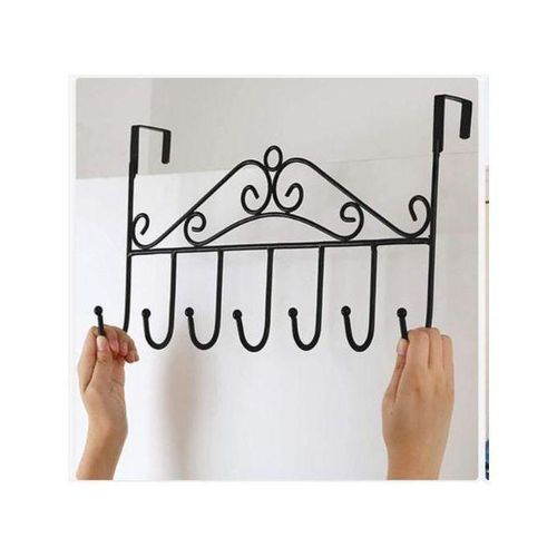 Hooks Iron Hook Over Door Metal Hanger Bracket Towel Hat