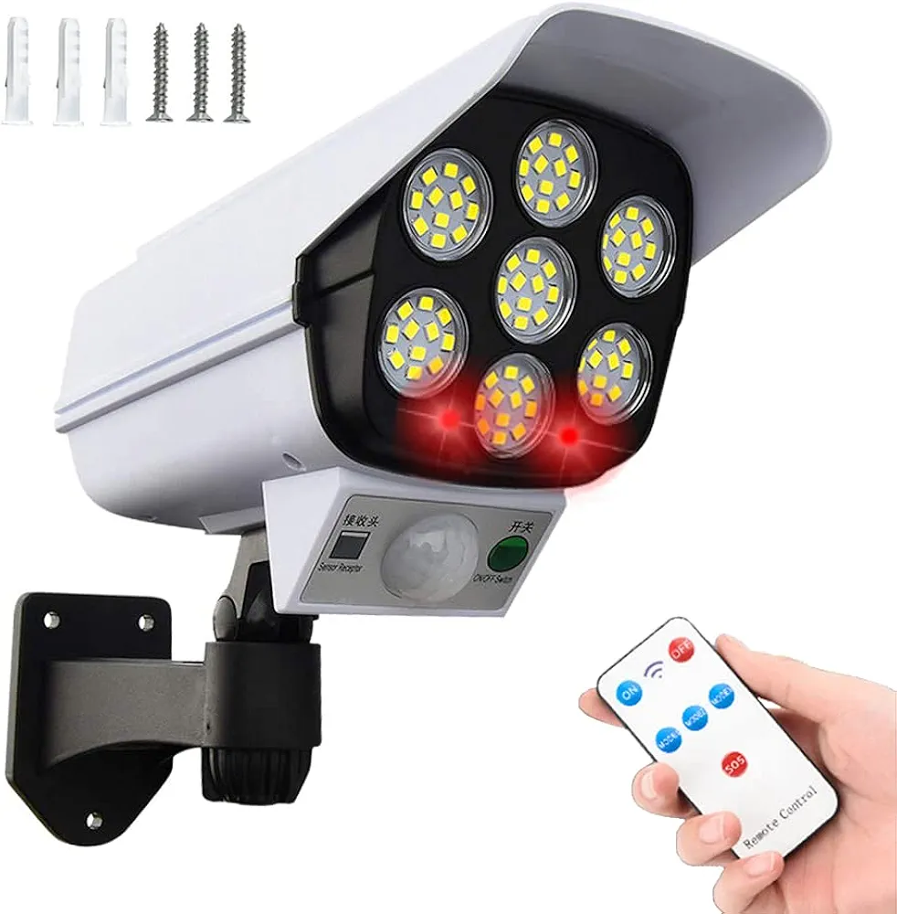 Dummy Camera Solar Light Outdoor Waterproof Motion Sensor