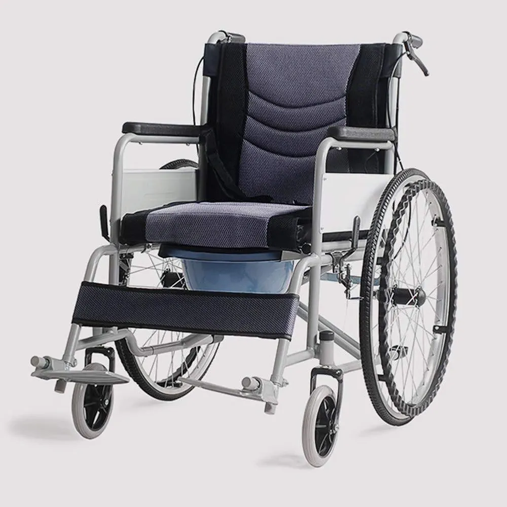 Manual Hospital Commode Wheel Chair