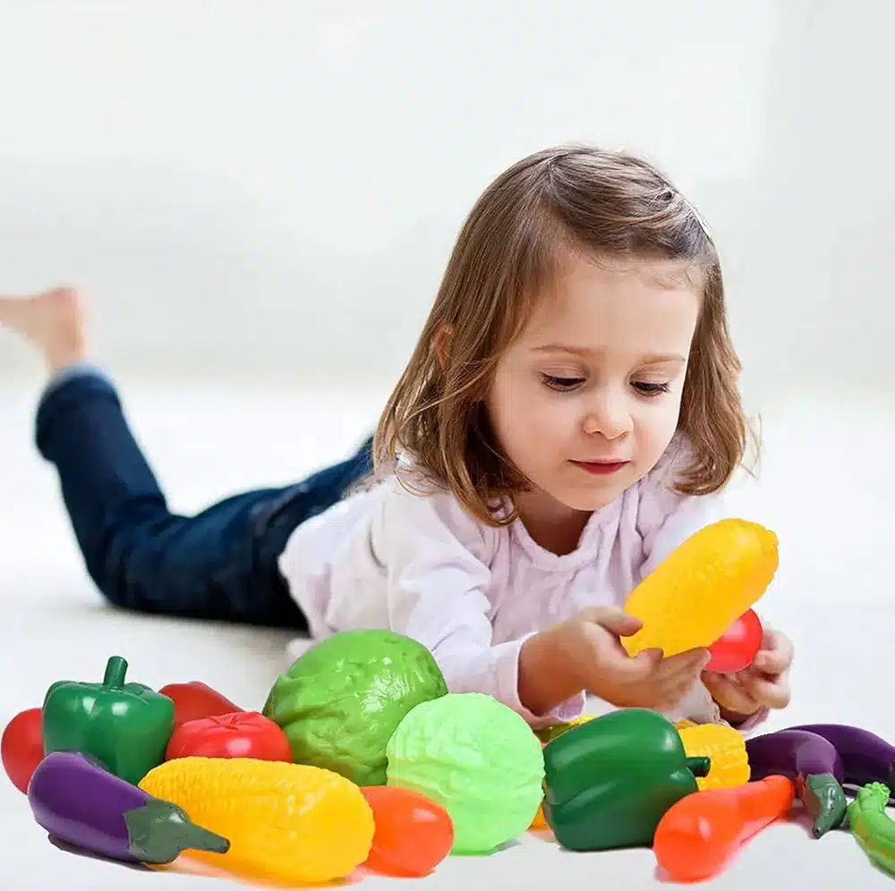 FunBlast Realistic Vegetable Toy for Kids Toys - Pretend Play Toy for Girls -