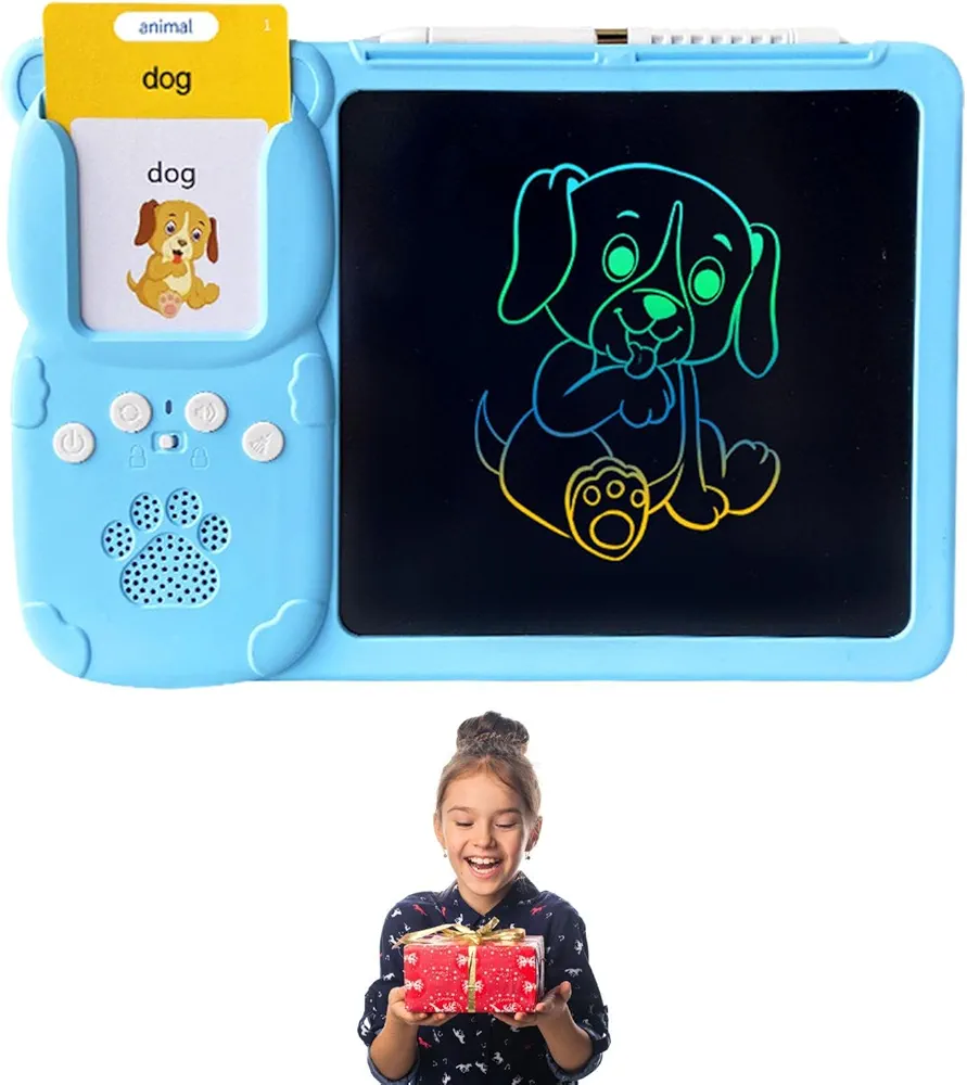 Early Learning Talking Flash Card With Writing Pad
